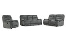 Parker Living Cooper - Shadow Grey Manual Reclining Sofa Loveseat and Recliner