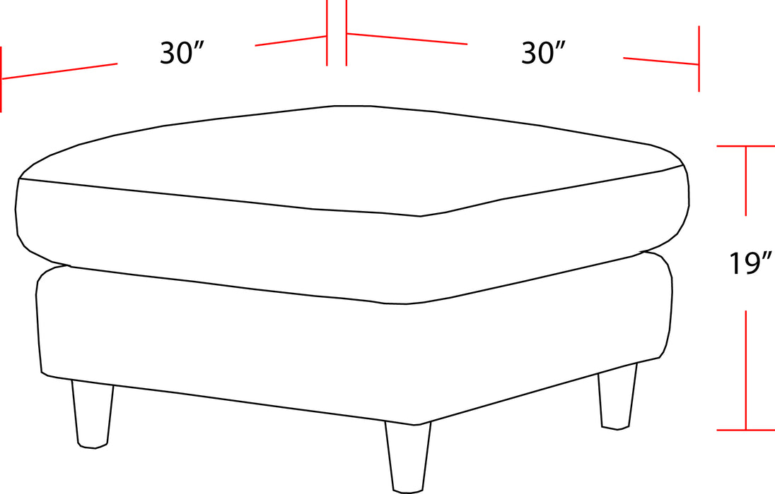 Parker Living Vogue - Farlo Chalk Ottoman