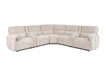 Parker Living Modesto - Buttercream 7 Piece Modular Power Reclining Sectional with Power Adjustable Headrests