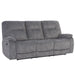 Parker Living Cooper - Shadow Grey Manual Glider Reclining Sofa and Two Recliners