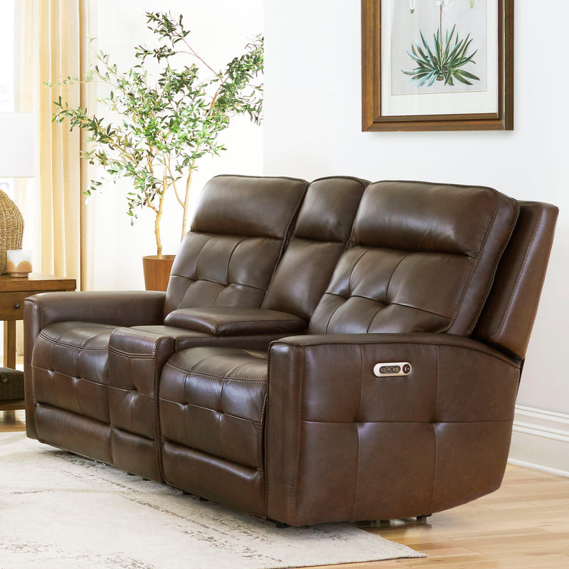 Parker Living Canterbury - Acorn Power Reclining Zero Gravity Console Loveseat