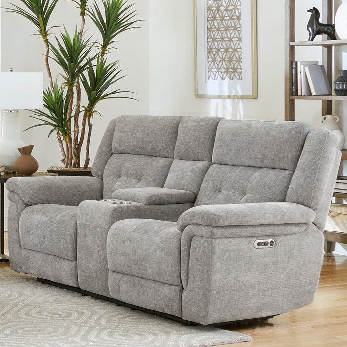 Parker Living Richland - Bristol Grey Power Reclining Sofa Loveseat and Recliner