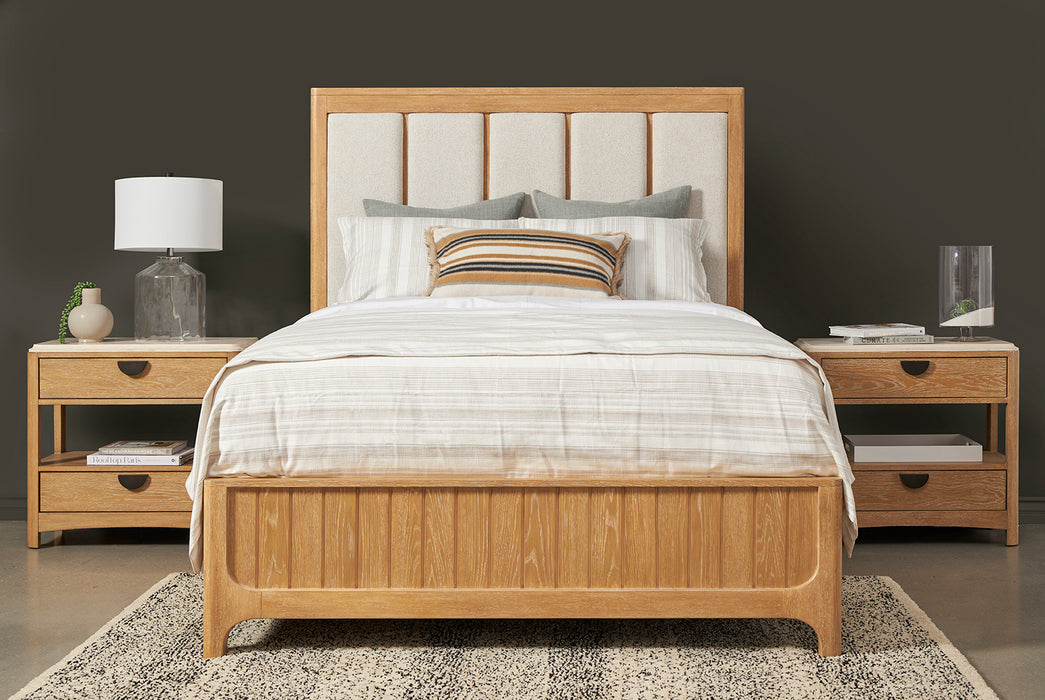 Parker House Escape - Bedroom Queen Panel Bed with 2 Nightstands