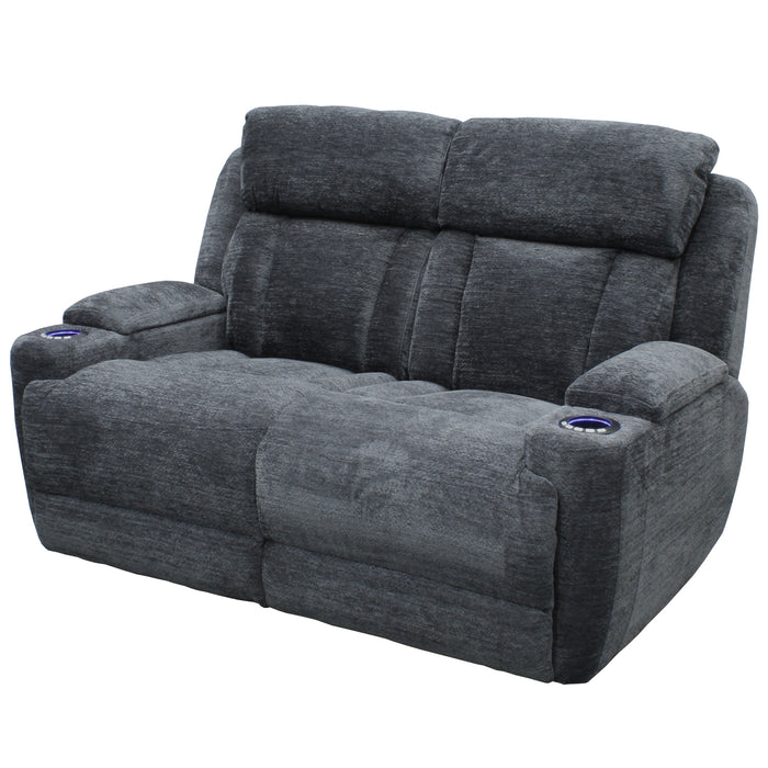 Parker Living Dalton - Lucky Charcoal Power Reclining Loveseat