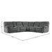 Parker Living Cooper - Shadow Grey 6 Piece Modular Manual Reclining Sectional