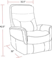 Parker Living Gemini - Softy Ivory Power Lift Recliner with Articulating Headrest