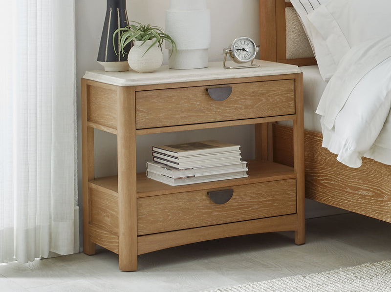 Parker House Escape - Bedroom King Panel Bed with 2 Nightstands