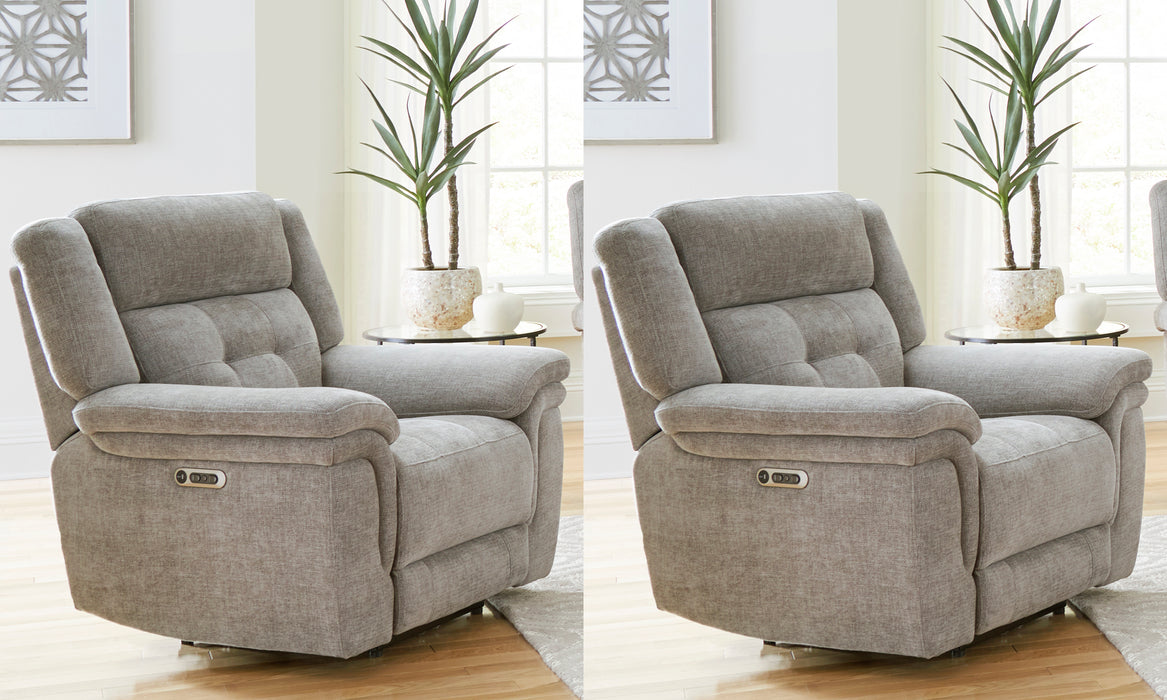 Parker Living Richland - Bristol Grey Power Recliner Two Pack