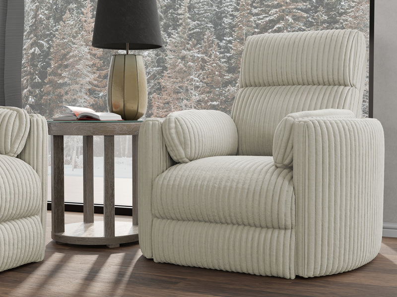 Parker Living Radius - Mega Ivory Power Reclining Sofa Loveseat and Recliner