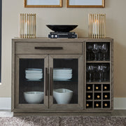 Parker House Pure Modern Dining Multi-Functional Server with Bar Cabinet