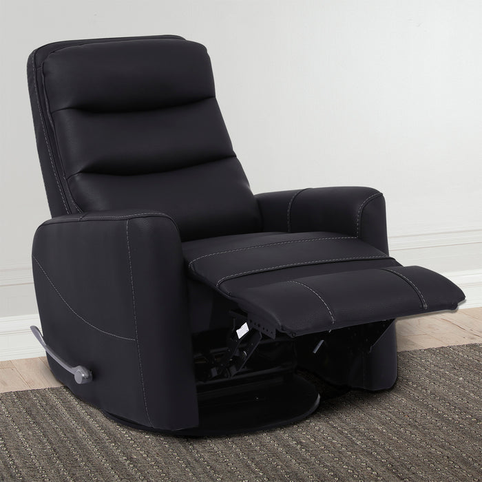 Parker Living Hercules - Black Swivel Glider Recliner