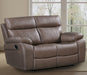 Parker Living Theon - Stokes Toffee Manual Reclining Sofa Loveseat and Recliner