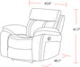 Parker Living Theon - Stokes Toffee Glider Recliner Two Pack