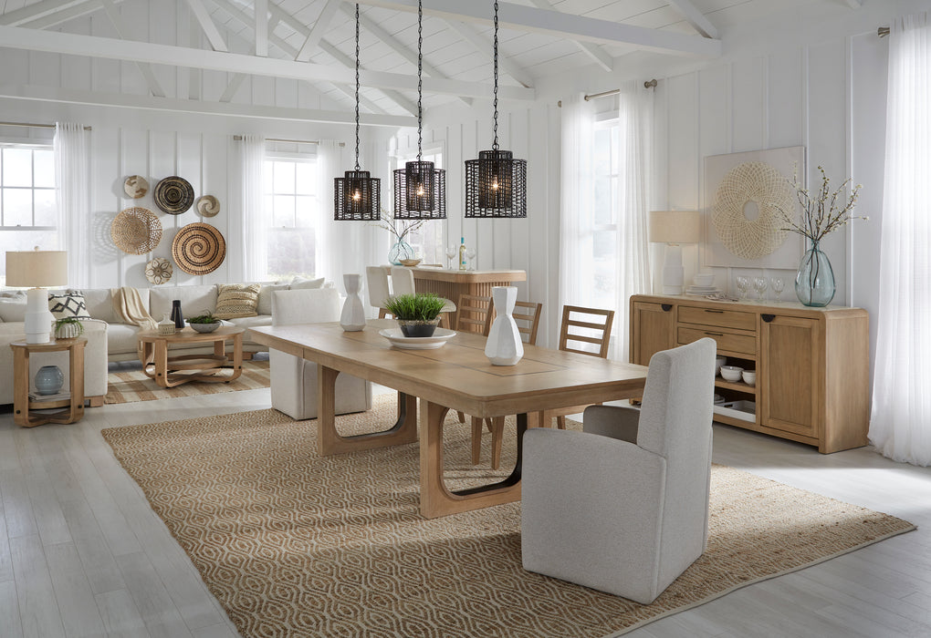 Parker House Escape - Dining 78 In. Bar with Stone Top