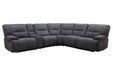 Parker Living Gladiator - Cobalt 6 Piece Modular Power Reclining Sectional with Power Adjustable Headrests