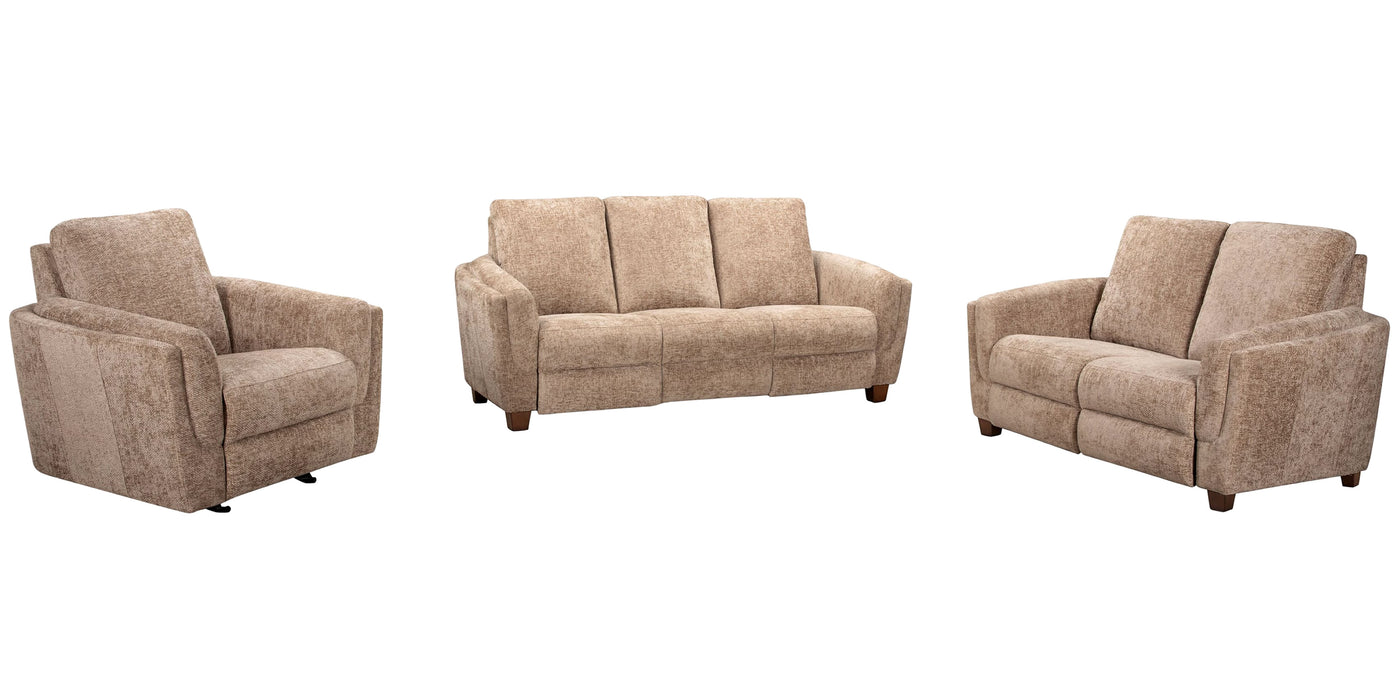 Parker Living Morehead - Biscotti Power Reclining Sofa Loveseat and Recliner