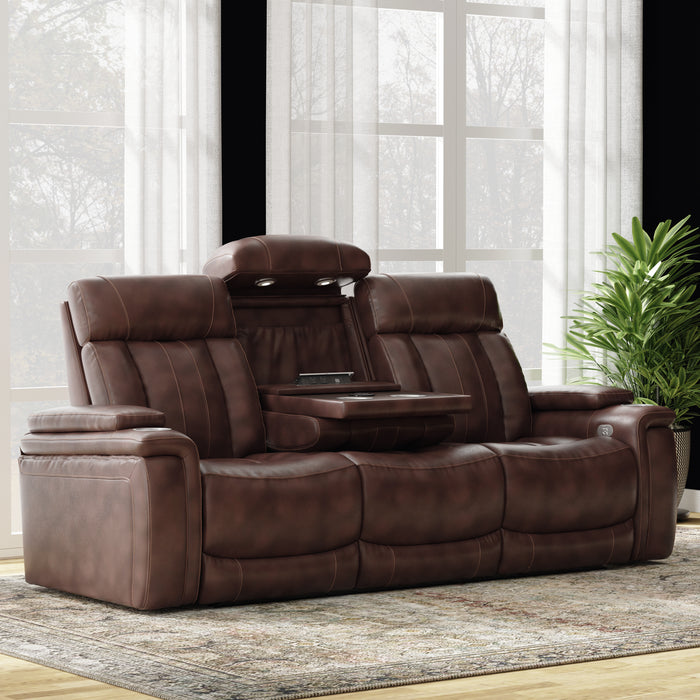 Parker Living Royce - Fantom Brown Power Reclining Sofa Loveseat and Recliner