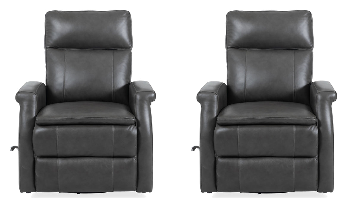 Parker Living Bristol - Raven Swivel Glider Recliner Two Pack