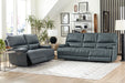 Parker Living Whitman - Verona Azure - Powered By Freemotion Power Reclining Sofa Loveseat and Recliner